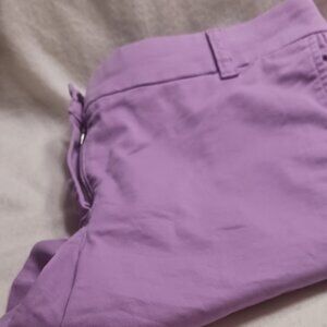 J. Crew Women's Purple Short Flat Front Size 8